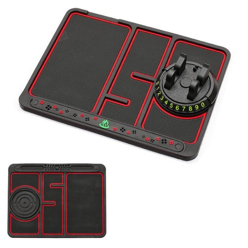 Multi-Functional Car Anti-Slip Mat, Auto Phone Holder Non Slip Sticky Anti Slide Dashboard Phone Mount Silicone Dashboard Car Pad Mat