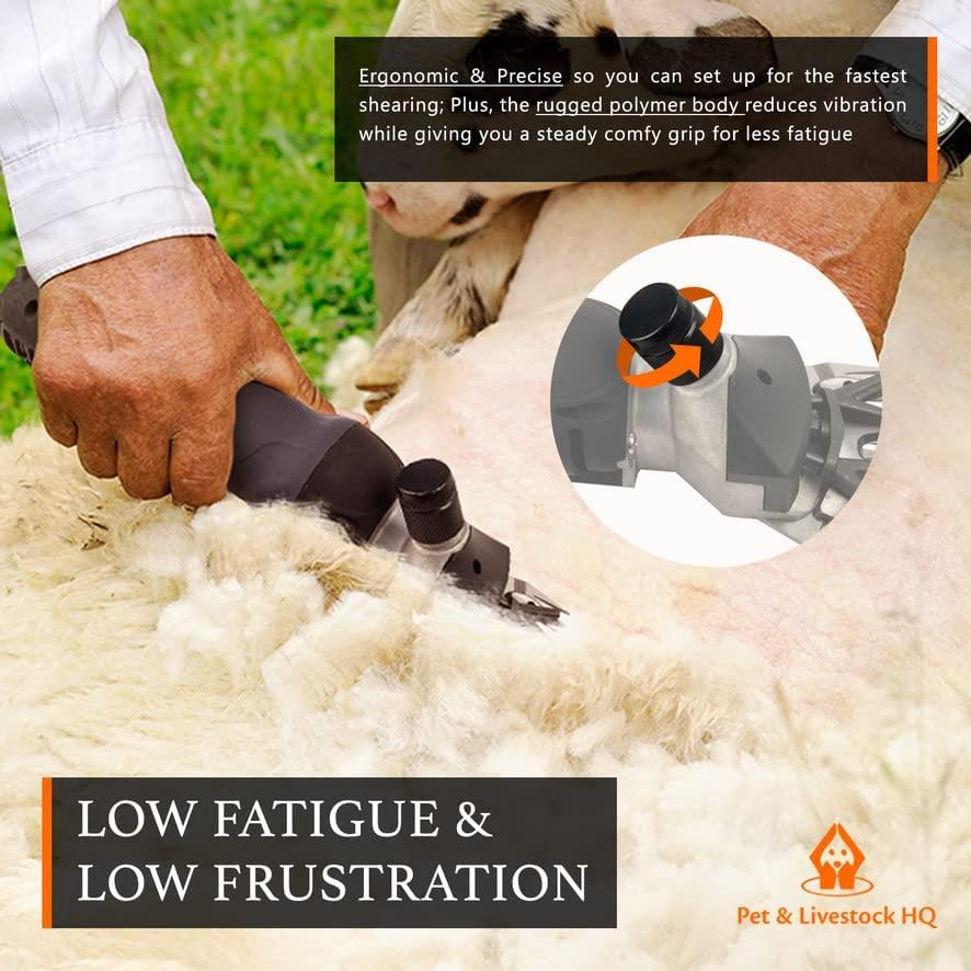 Sheep Shears Electric Clippers - 380W Professional Farm Livestock Shearing Machine - Grooming Kit Animal Hair Cutting