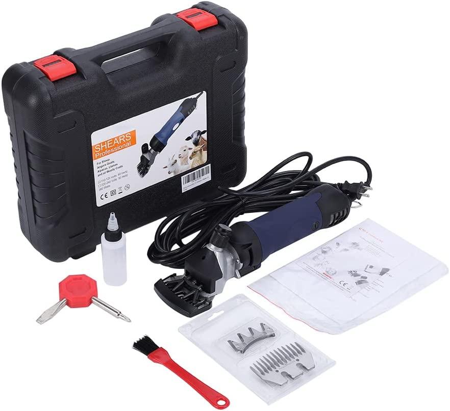 Sheep Shears Electric Clippers - 380W Professional Farm Livestock Shearing Machine - Grooming Kit Animal Hair Cutting