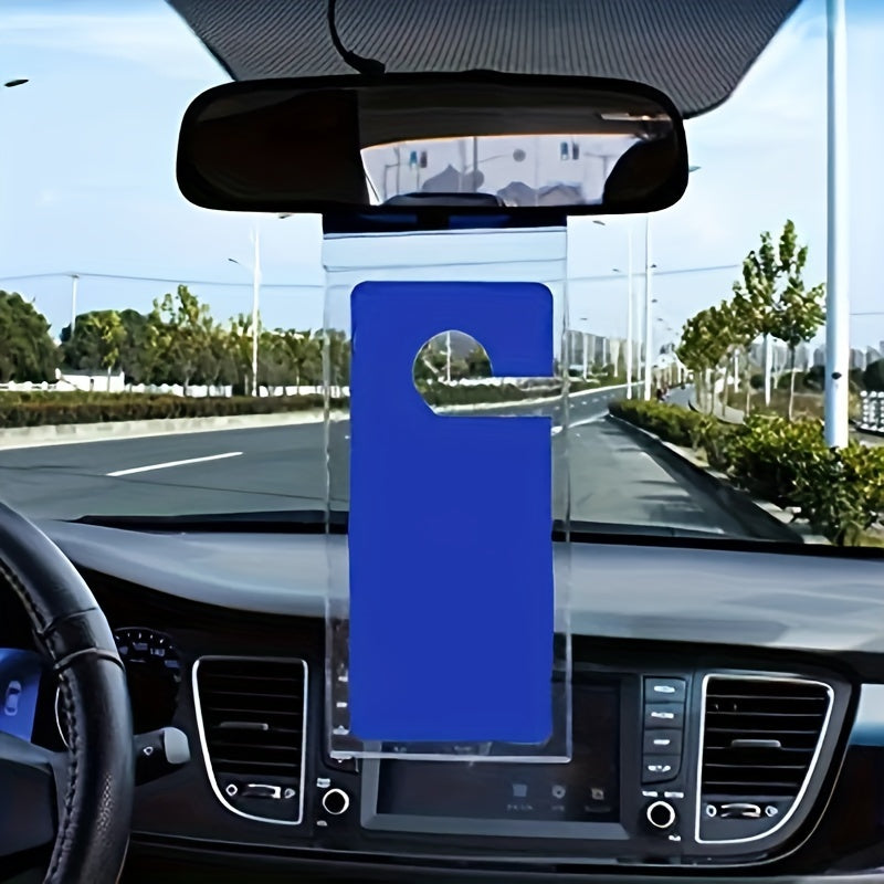 1pc Securely Display Your Handicap ParPlacard With Tbuymax's Ultra Transparent Placard Holder