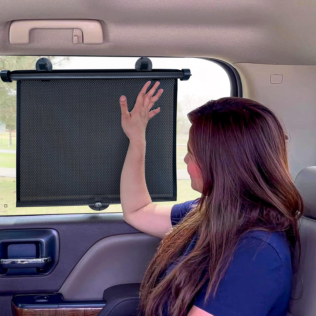 EcoNour Car Window Shades for Windows (2 Pack) | Shade Automotive Interior Sun Protection Large Offers Complete from UV Rays and Glare 18" x 20"