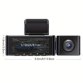 AZDOME M550 Dash Cam 3 Channel, 4K+1080P Dual , In WiFi GPS, With 64GB SD Card, ParMonitoring, Loop Recording,G-sensor Ultra HD Car Cam