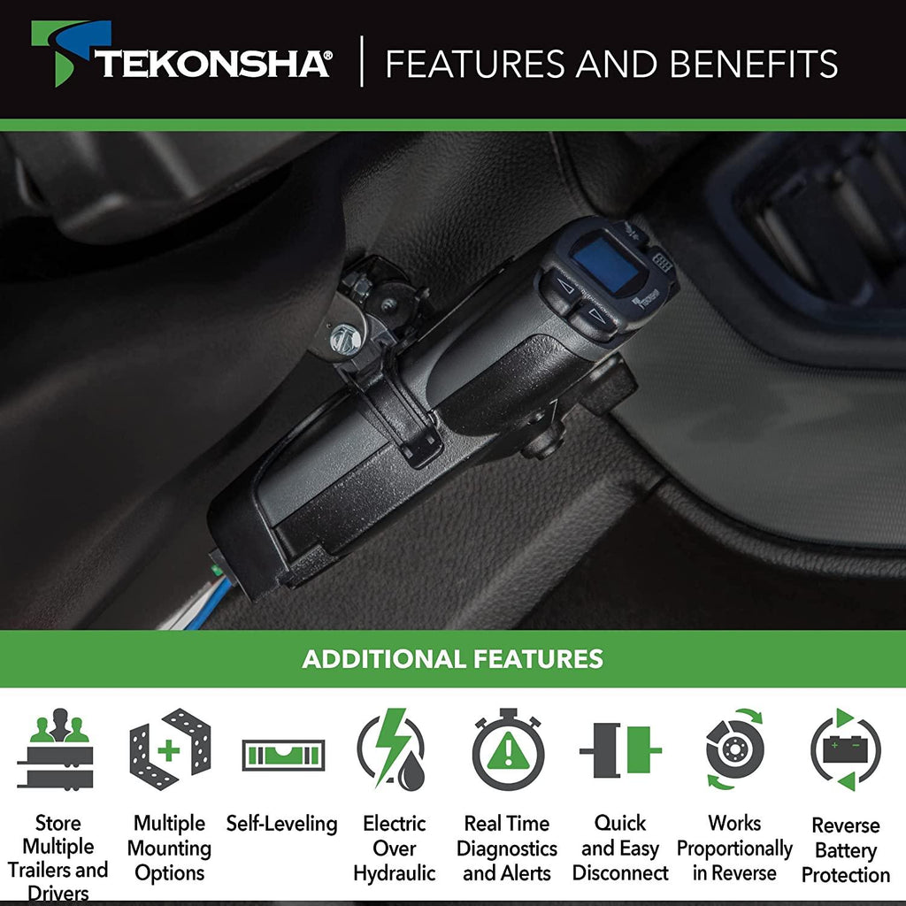 Tekonsha 90195 P3 Electronic Brake Control , silver, Single