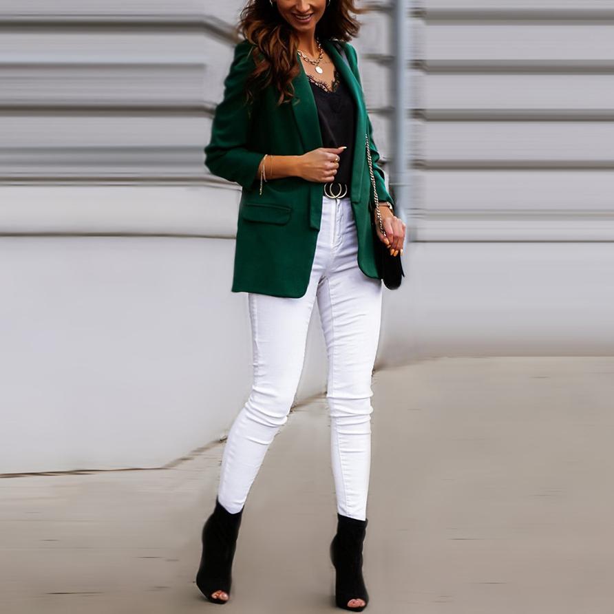 Fashion Temperament OL Long Sleeve Suit