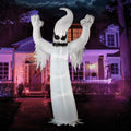 12 Ft Tall Halloween Inflatable Scary Spooky Ghost Inflatable Yard Decoration with Build-in LEDs Blow Up Inflatables for Halloween Party Indoor, Outdoor, Yard, Garden, Lawn Decorations