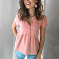 Women's Fashion Wild Short Sleeve T-Shirt RY85