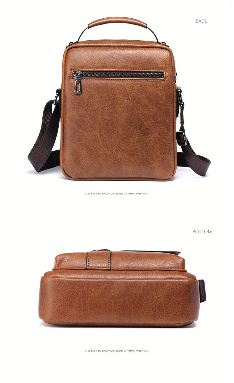 Crossbody Bag Women's Shoulder Bag  Leather Vertical Hand Business Women's Casual Leather Bag Satchel Bag For Women