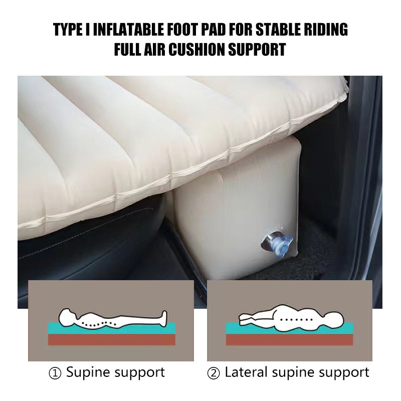 Travel in Comfort Anywhere: Car Air Mattress With Pillow &amp; Electric Pump!