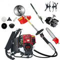 CHIKURA 10 in1 Backpack GX50 4 Stroke Brush Cutter Grass Trimmer Brush strimmer Mini Tiller Cultivator