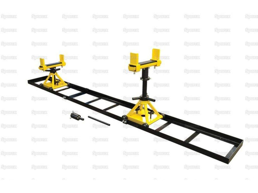 Tractor Splitting Rails with Two (2) Stands 10000 lbs/Stand Made in UK