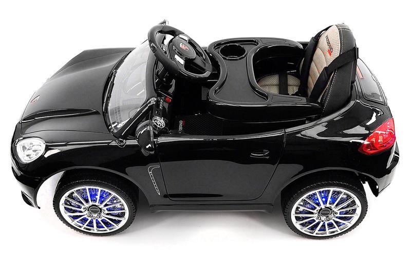 2023 Kids Sports 12V Ride On Car Battery Powered W/ Dining Table, Leather Seat, LED Lights