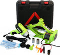 Simtamy Electric Car Jack Kit 3 Ton(6,600lb) 12V Scissor Jack with Electric Impact Wrench, Portable Emergency Car Lift Tire ChanTools