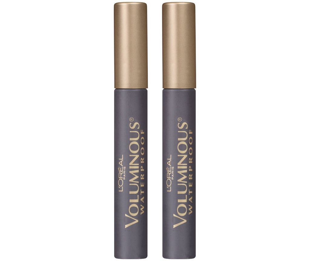 L'Oreal Paris Voluminous Original Waterproof Mascara, Black, 2 count