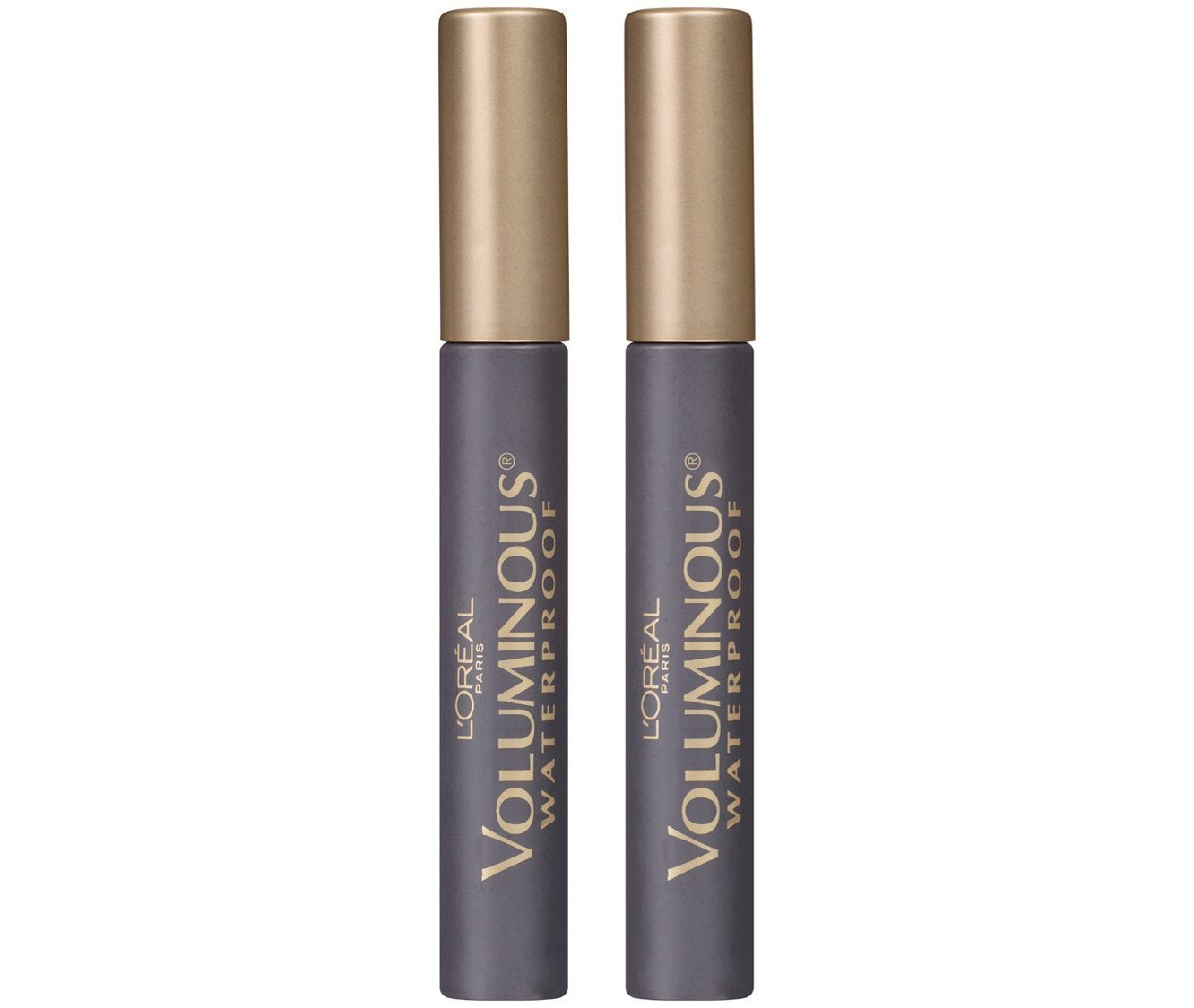 L'Oreal Paris Voluminous Original Waterproof Mascara, Black, 2 count