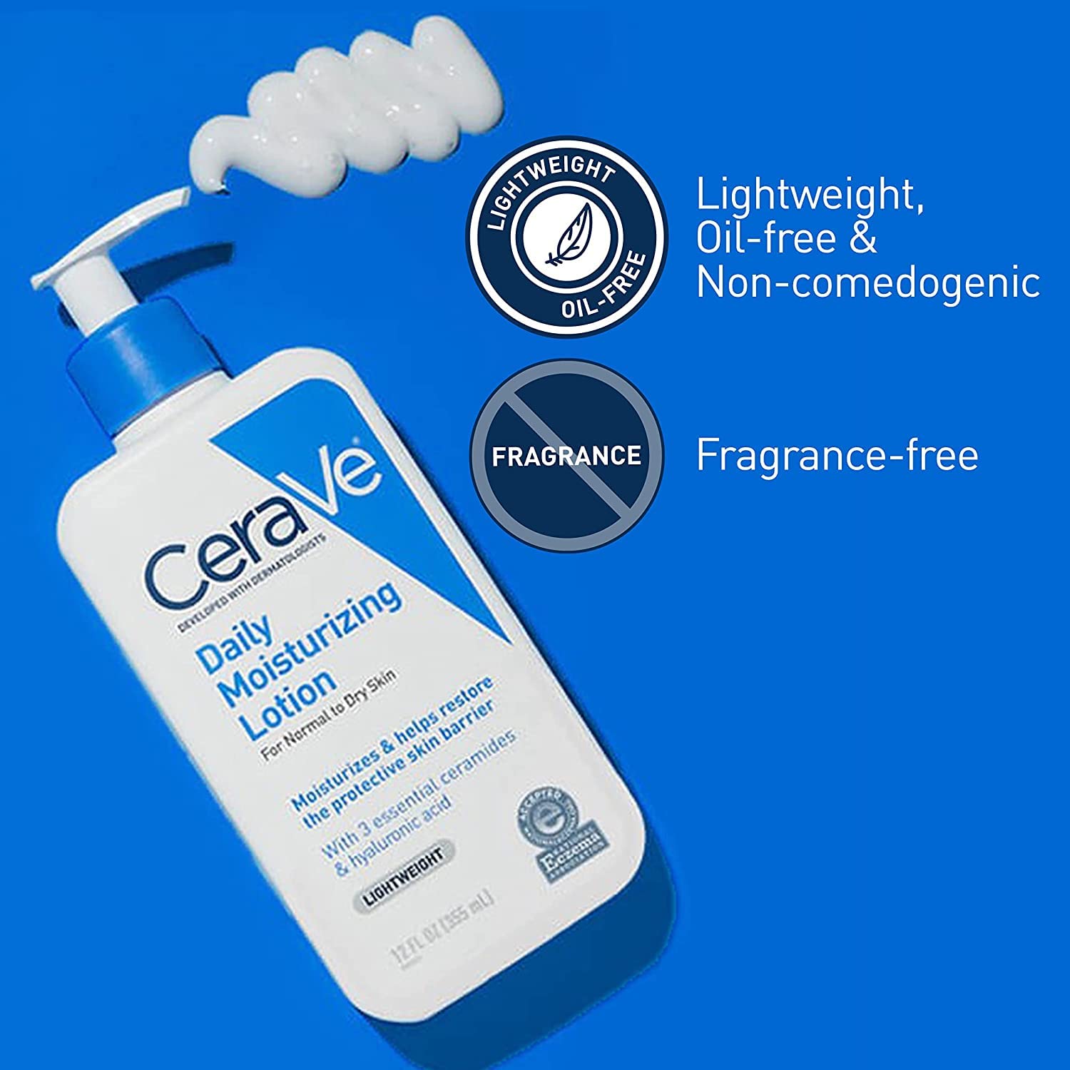 CeraVe Moisturizing Lotion Daily 12 Ounce Pump (355ml) (2 Pack)