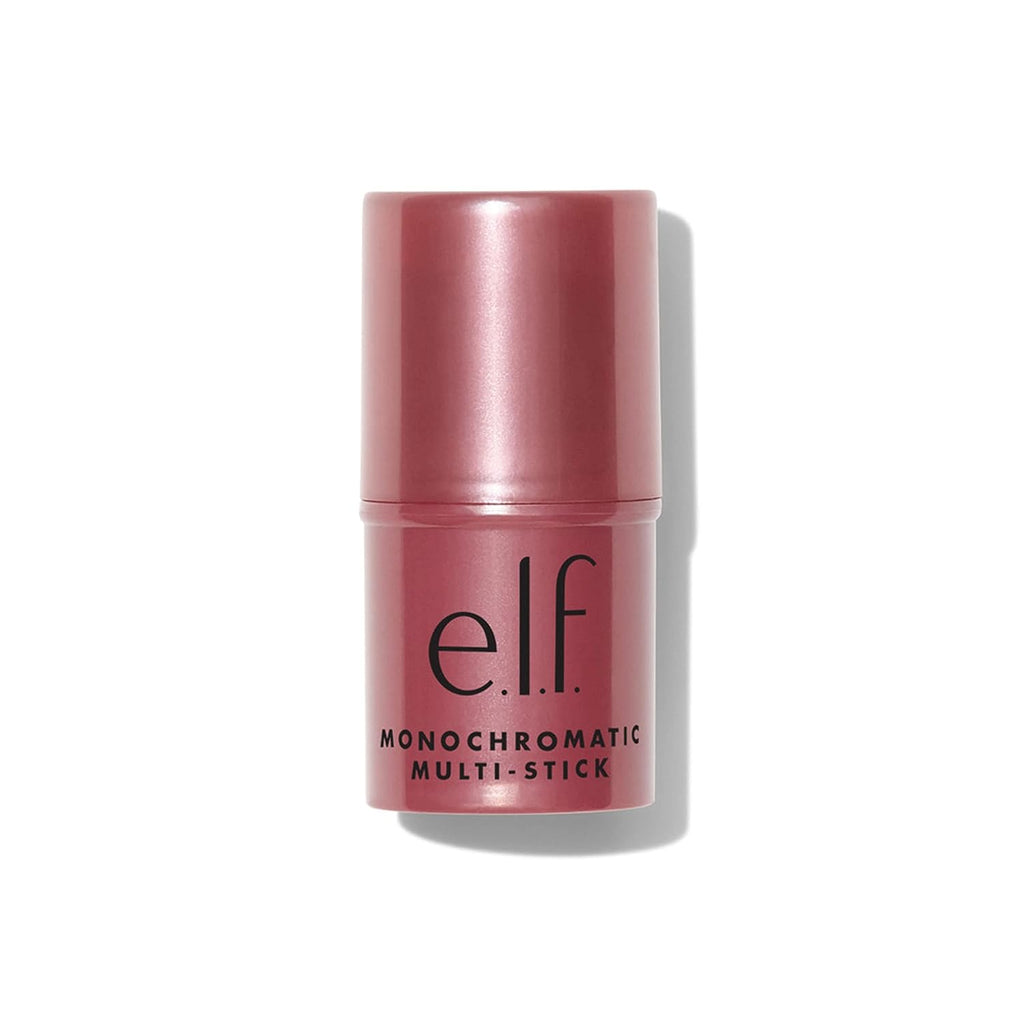 e.l.f. Monochromatic Multi Stick, Luxuriously Creamy &amp; Blendable Color, For Eyes, Lips &amp; Cheeks, Luminous Berry, 0.155 Oz (4.4g)