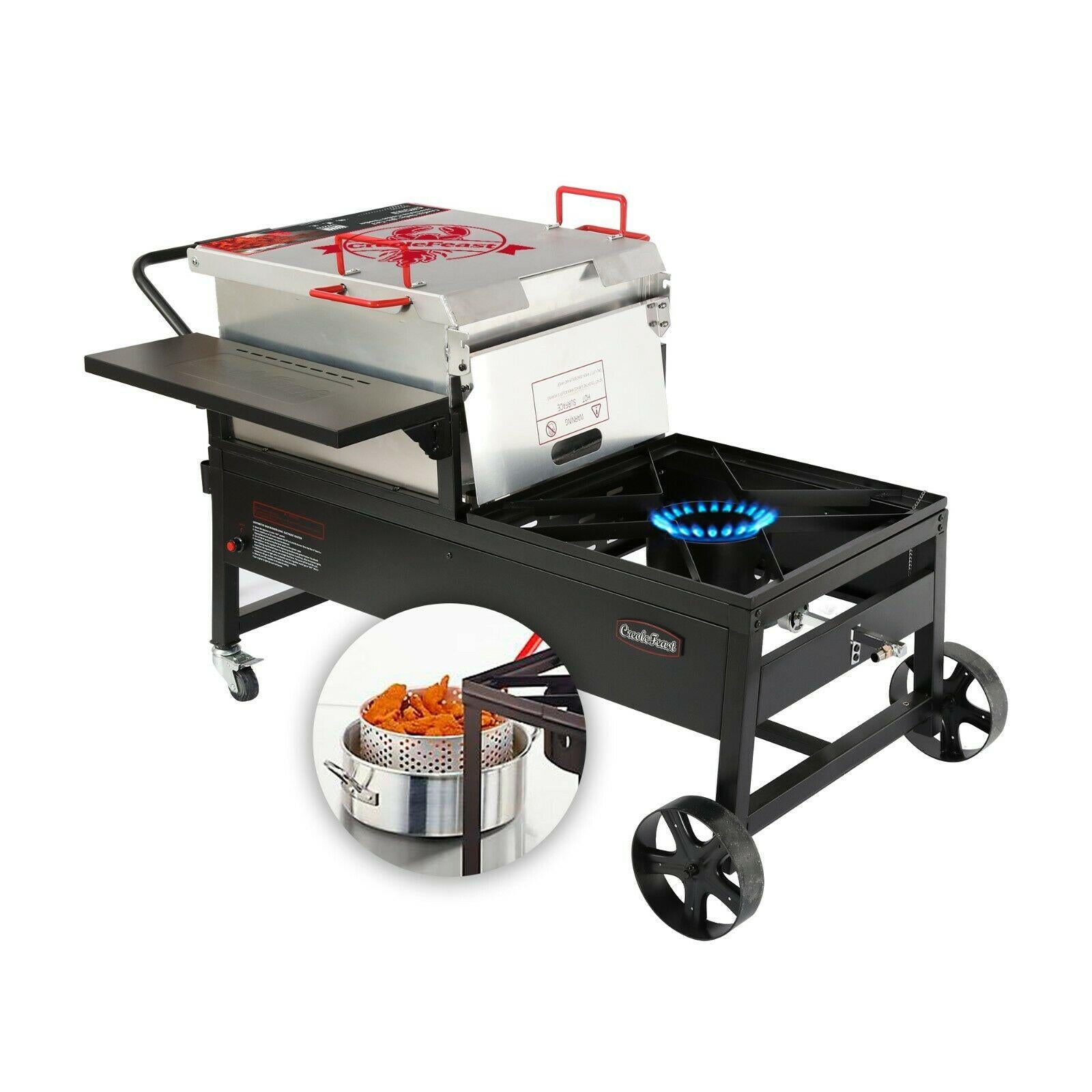 90 Qt. Crawfish-Seafood Jet Burner Boiler & Fryer Combo CFT2018