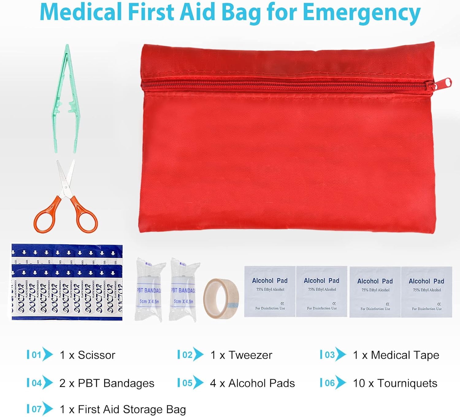 Car Emergency Roadside Tool kit,Road Side Safety Assistance Kit for Women Men Adult,Auto Truck Vehicle Emergency Bag with Shovel Jumper Cable First Aid Kit Blanket Front Rear Cover Alignment Tool