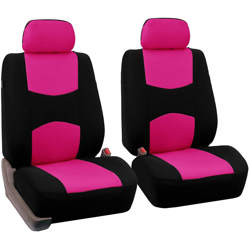 Car Seat Covers, Polyester Pink Purple Gray Black Tan Blue Red Rosy Car Seat Cushion Universal Car Seat Protector Car Decoration Auto Car Accessories