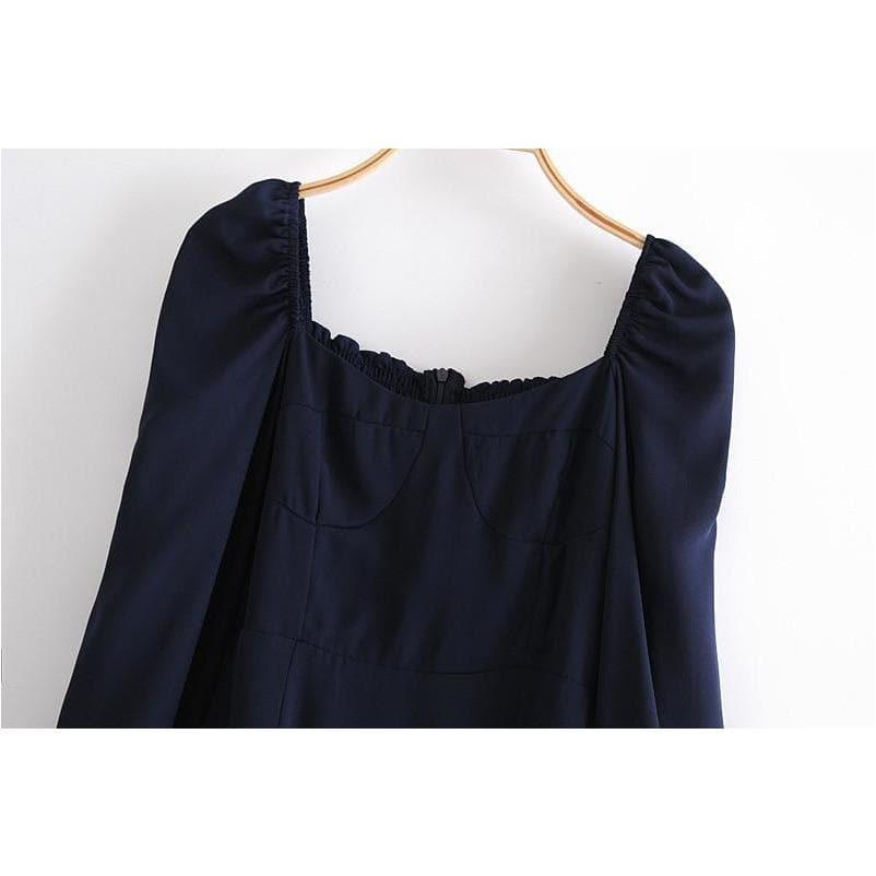 long sleeve mini dress