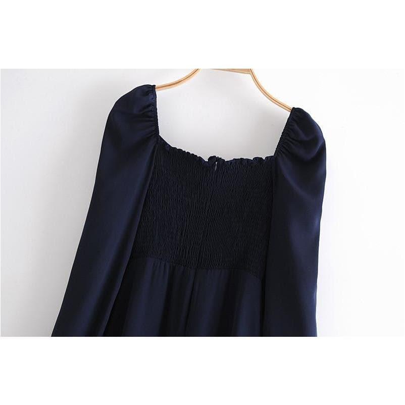 long sleeve mini dress
