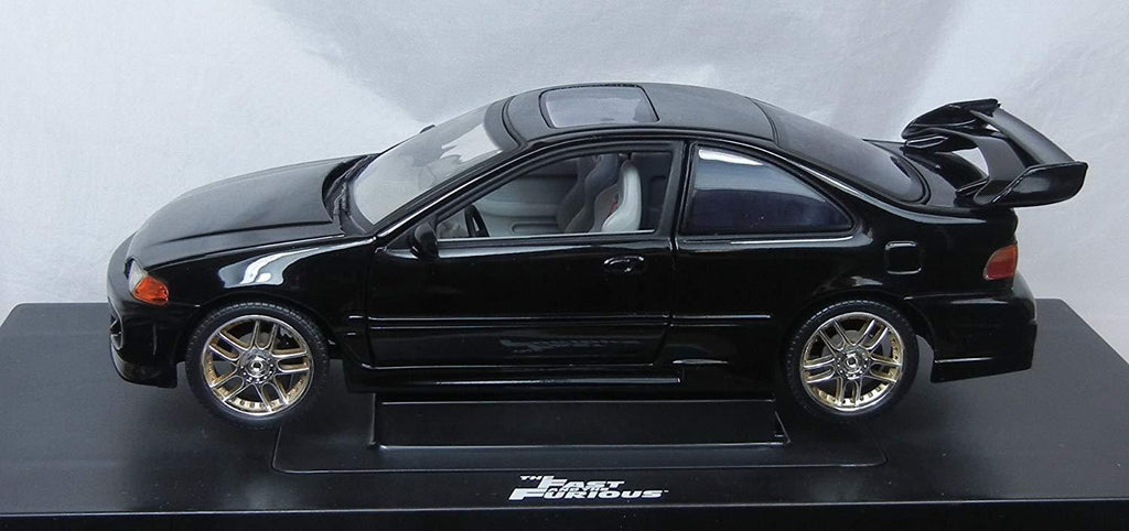 the fast and the furious 1995 honda civic diecast race car 1:18 scale