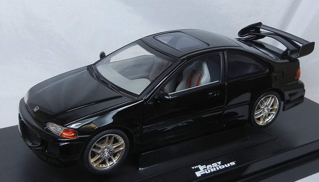 the fast and the furious 1995 honda civic diecast race car 1:18 scale