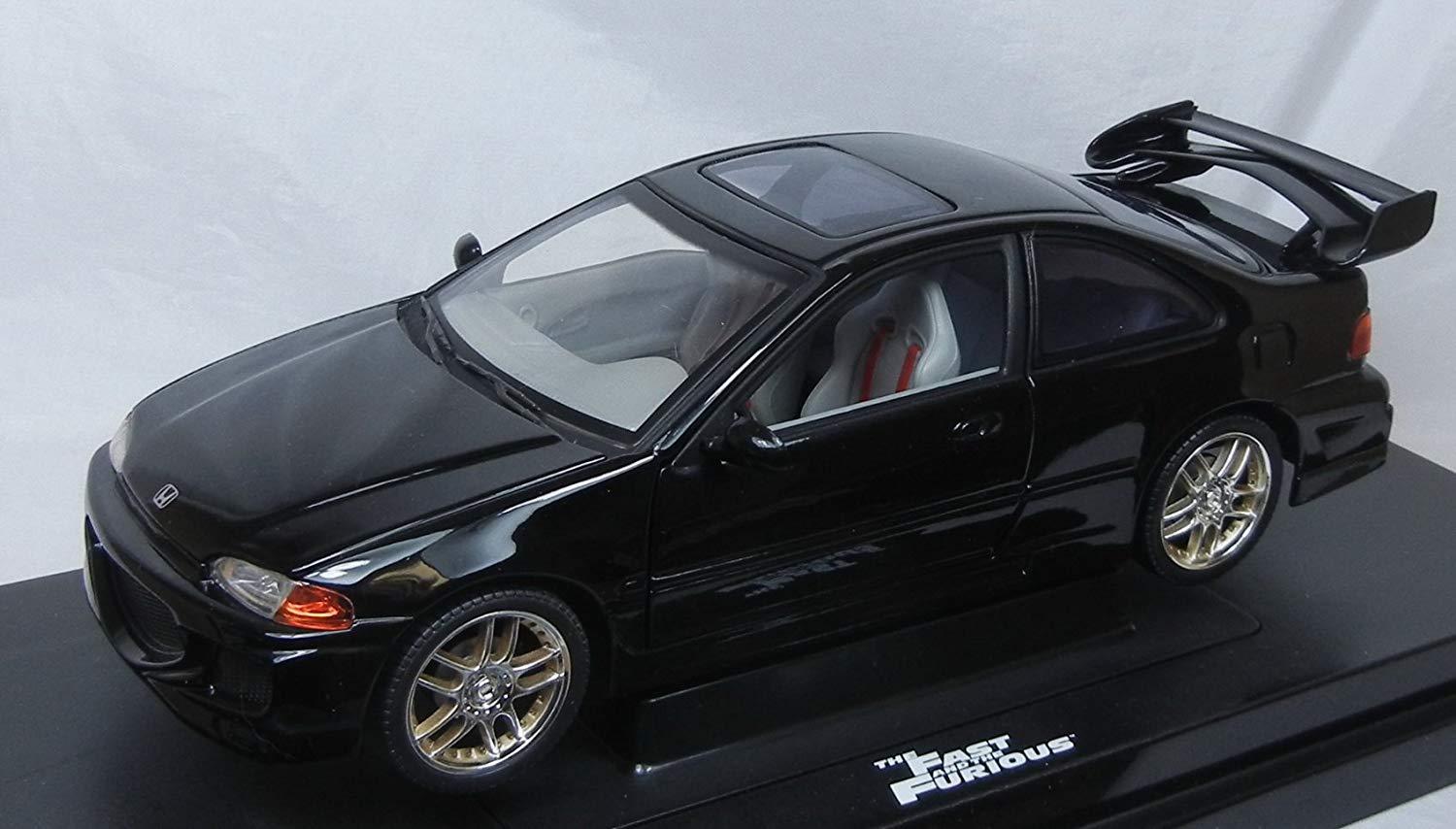 the fast and the furious 1995 honda civic diecast race car 1:18 scale