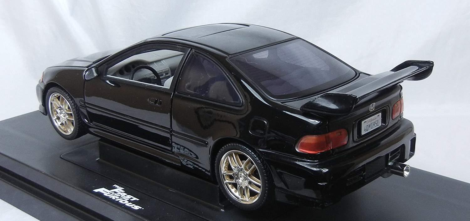 the fast and the furious 1995 honda civic diecast race car 1:18 scale