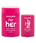 BodyGlide For Her Anti Chafe Balm, 1.5oz &amp; 0.35oz Bundle (USA Sale Only)