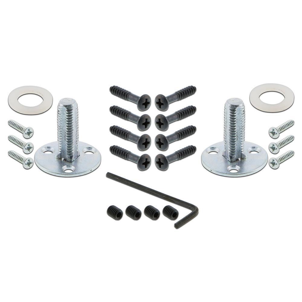 York Plate Double Dummy York Door Knob in Oil-Rubbed Bronze