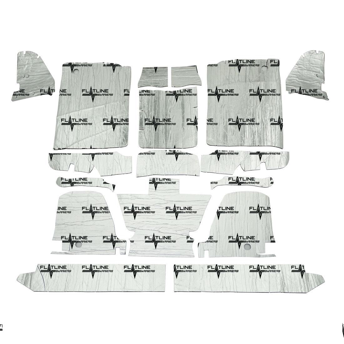 Flatline Barriers 73-80 . Cab 10-30 Low Hump Truck Floor Insulation - TABT4009