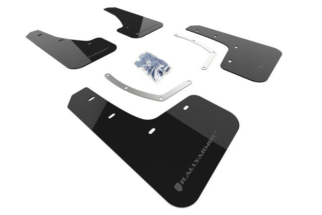 Rally Armor for 18-19 Subaru Ascent UR Black Mud Flap w/ Grey Logo