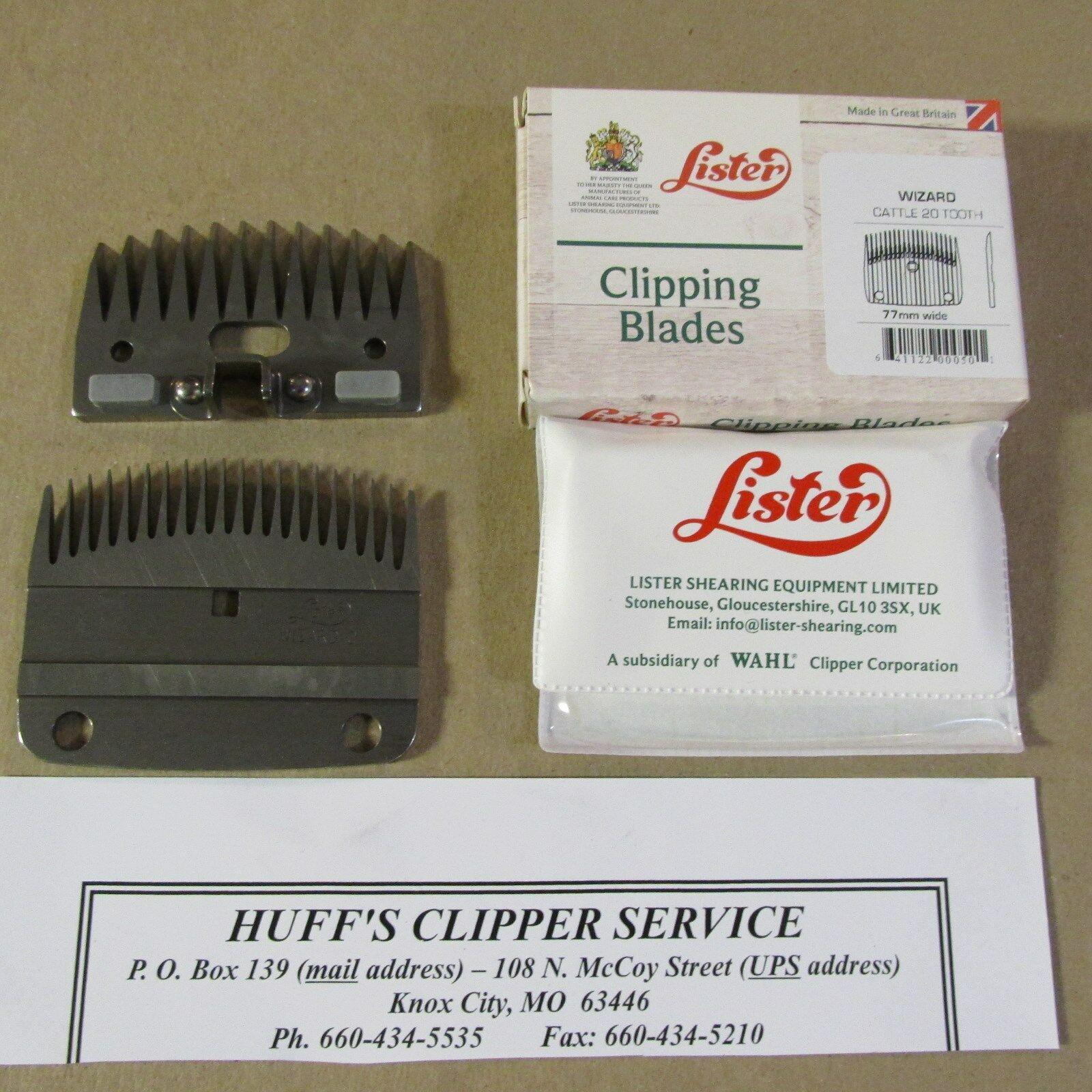 Lister Wizard C Cattle 20 Tooth 258-12590