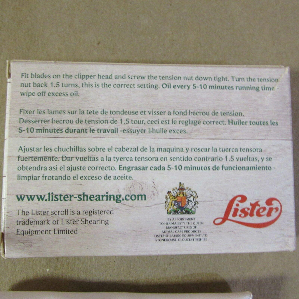 Lister Wizard C Cattle 20 Tooth 258-12590