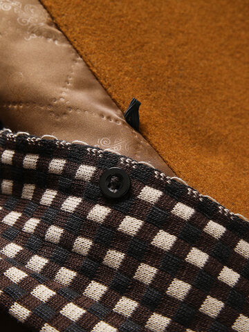 mens double breasted woolen lapel british style overcoats with scarf