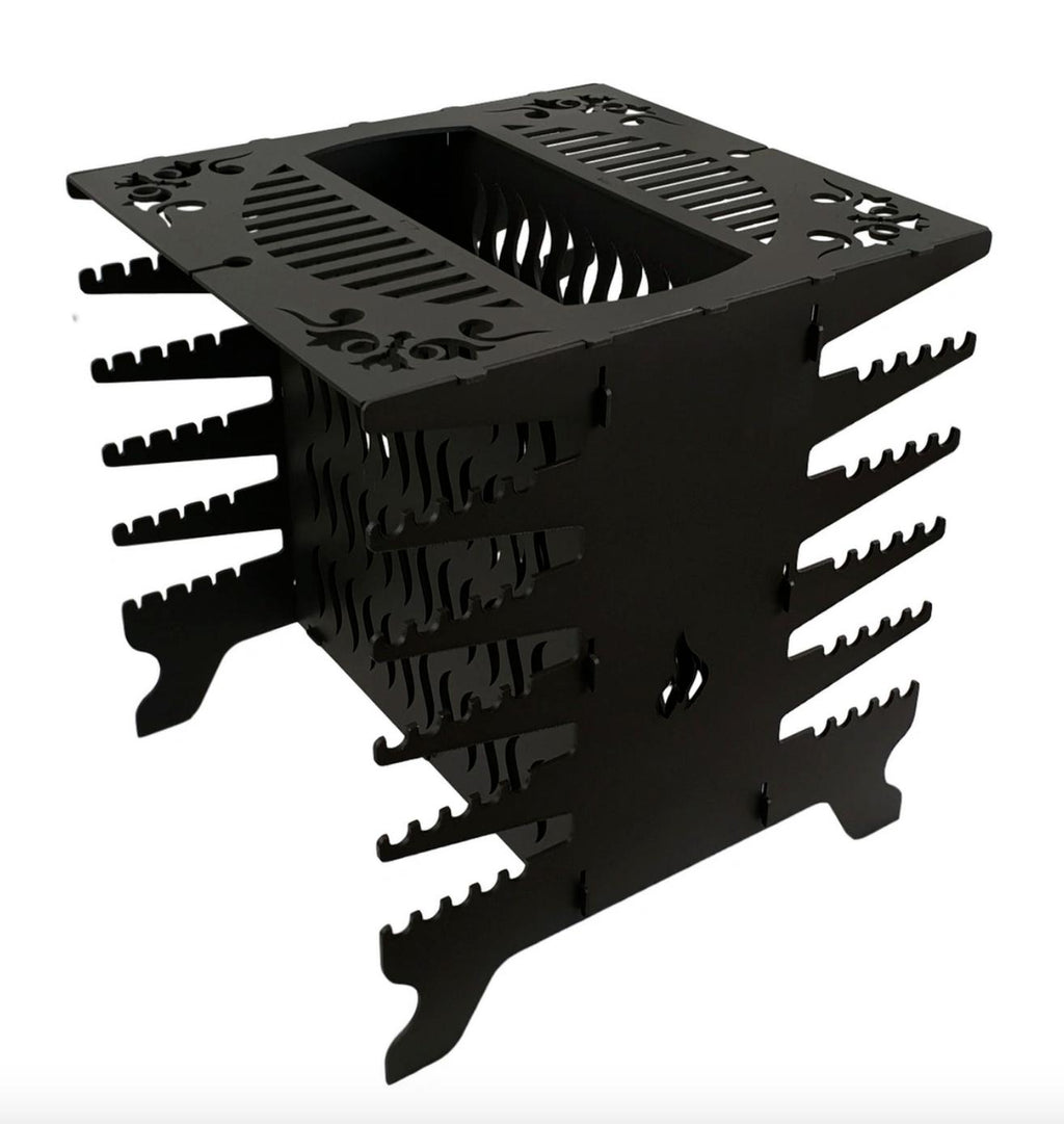 Russian Vertical BBQ Portable Collapsible Grill Brazier Mangal Shashlik Maker