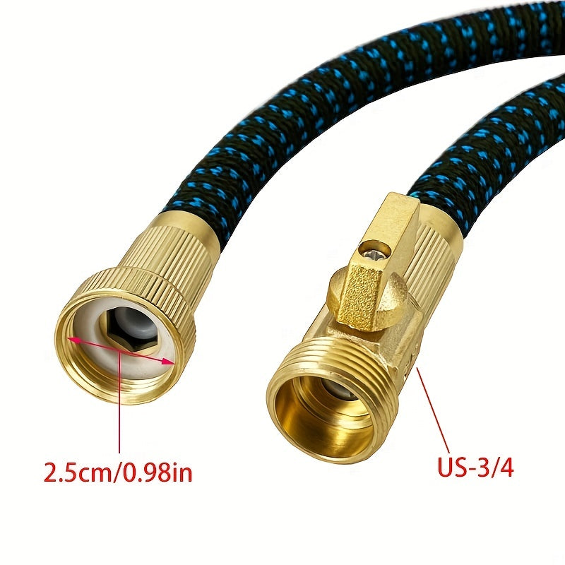Upgrade Your Garden With A High-Pressure Telescopic Water Pipe - 1pc With American Standard 3/4 Copper Connector