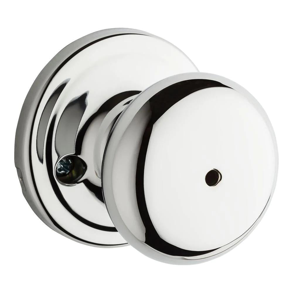 Hancock Polished Chrome Privacy Bed/Bath Door Knob