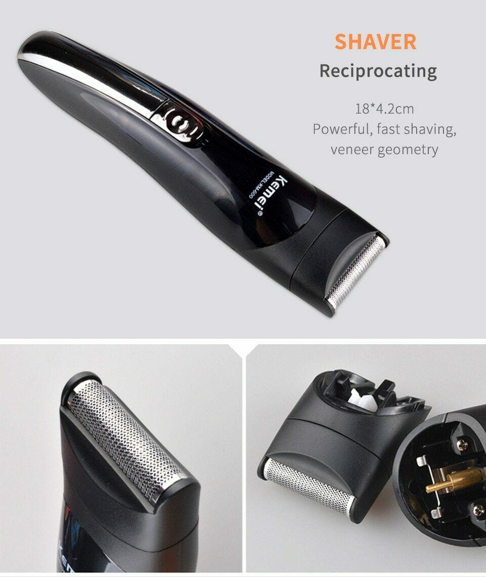 6 in 1 Rechargeable Hair Trimmer ium Clipper Electric Styling Beard Shaver