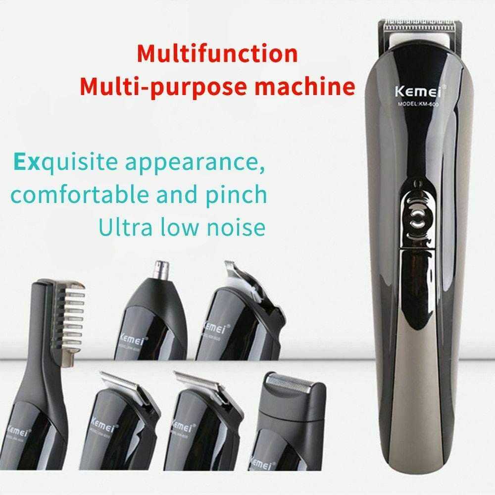 6 in 1 Rechargeable Hair Trimmer ium Clipper Electric Styling Beard Shaver