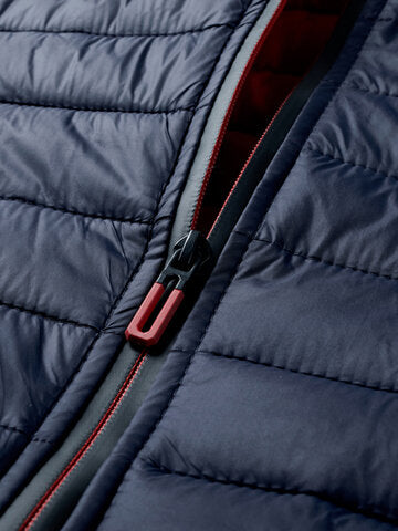 mens zip front quilted solid basic padded puffer jackets with pocket