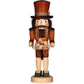 16.25" Standing Christian Ulbricht Handcrafted Wooden Toy Trader Nutcracker