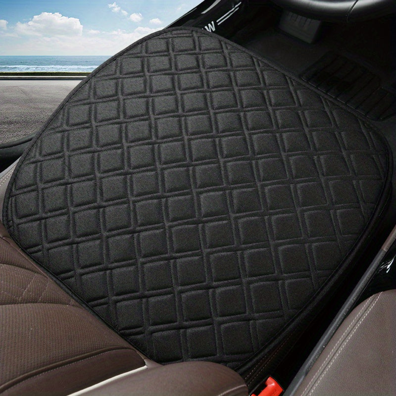 1pc Seat Cover For Car, Car Front Or Rear Seat Protector, Universal Seat Cushion For Most Car, Vehicles, SUVs And More, Soft Comfort, Car Accessories