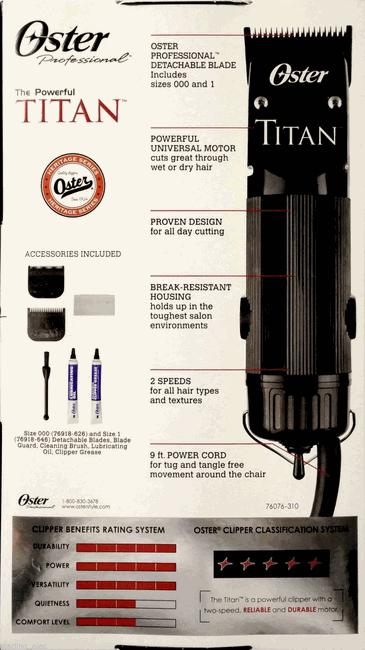 Oster  2 Speed Clipper With Detachable Blades