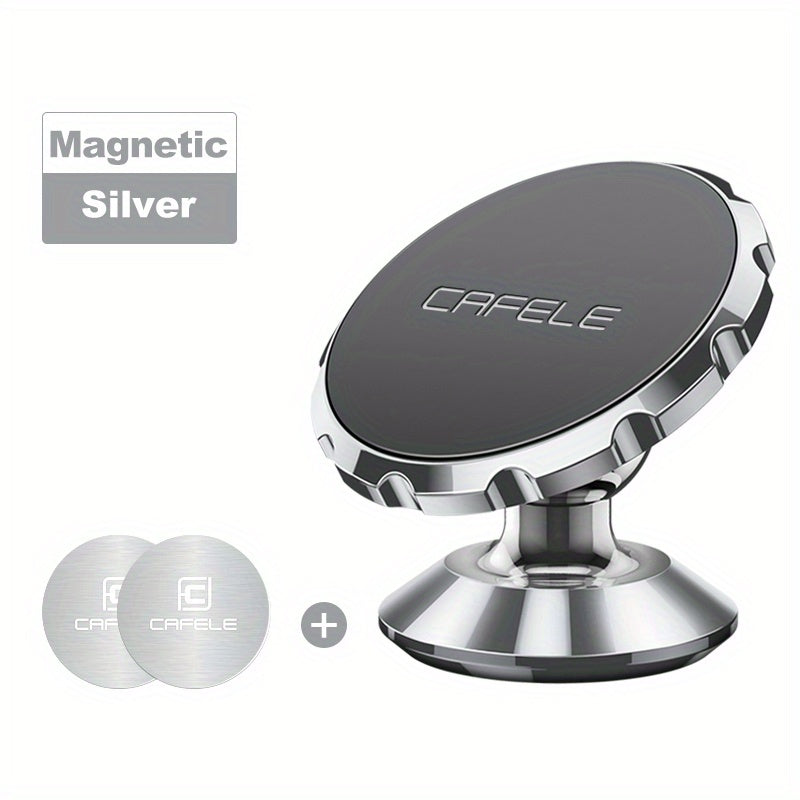 Cafele Universal Magnetic Car Phone Holder For All Phone Models Car Alloy Phone Holder Car Dashboard Phone Magnet Holder
