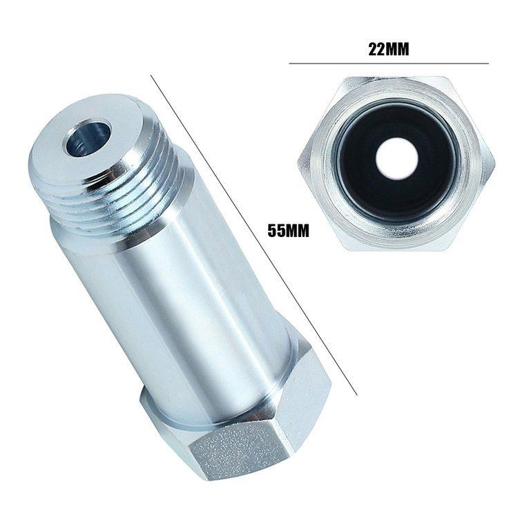 55mm M18 x 1.5 Car Bung Adapter Lambda O2 Oxygen Sensor Spacer Extender