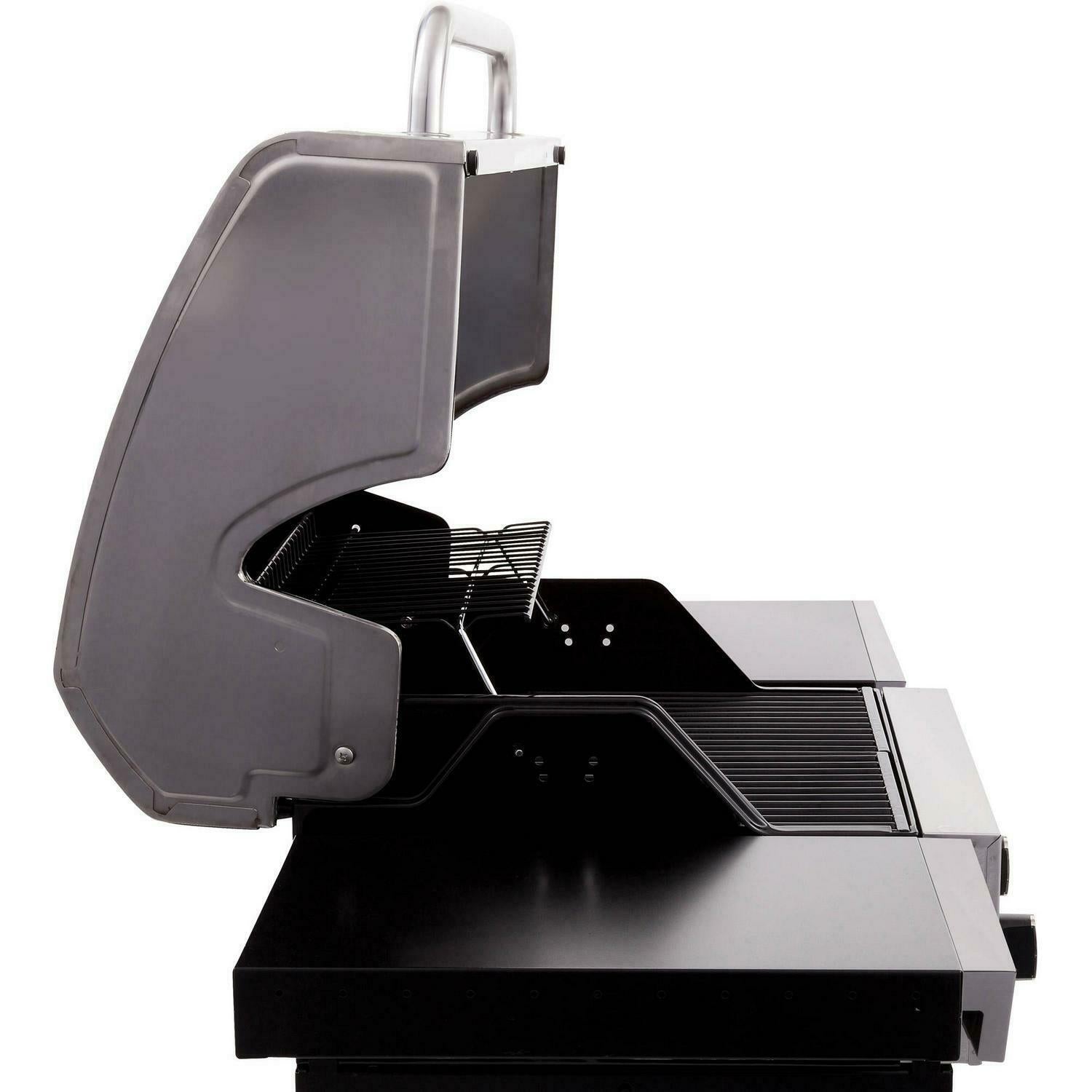 BBQ Gas Grill Propane Barbecue 2-Burner Liquid Propane Cabinet Outdoor Black