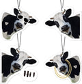 Pack of 8 Cow Air Freshener Car Cow Gifts for Women Funny Cow Print Car Accessories Hanging for Women Men Cute Air Freshener Decorative Car Freshener