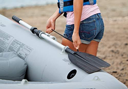 Mariner 4-Person Inflatable River Lake Dinghy Boat and Oars Set | 68376EP